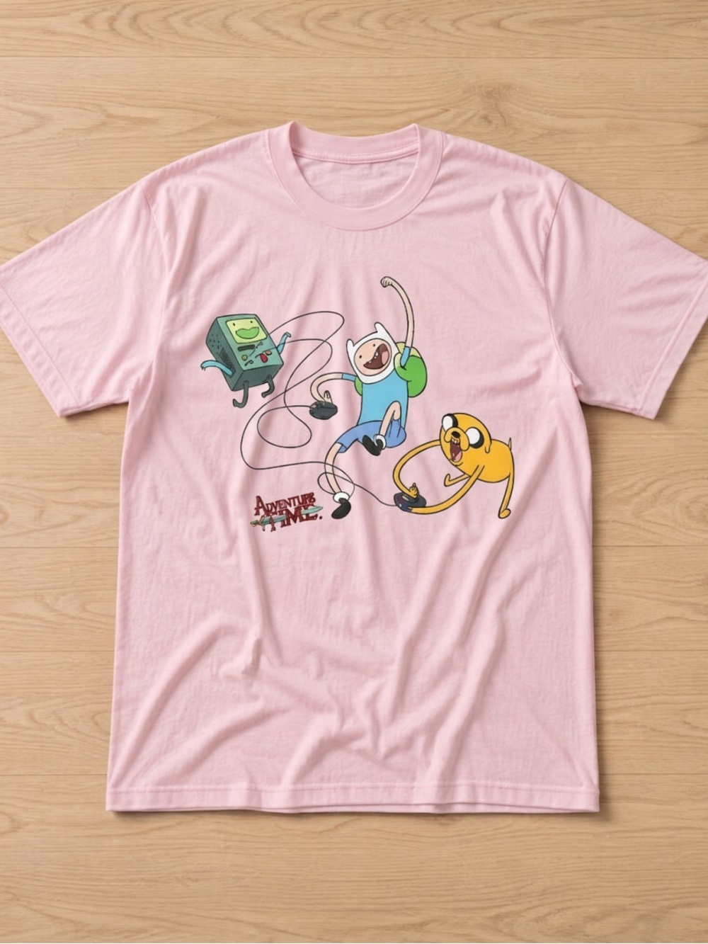 Gildan Pink Adventure Time Graphic Dog Tee